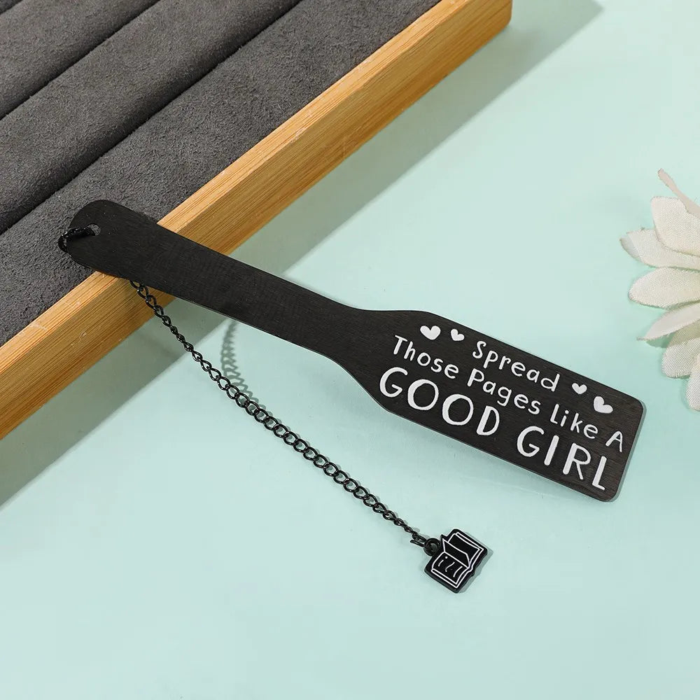 “Those Pages Like a Good Girl” Bookmark – Aesthetic Book Accessory