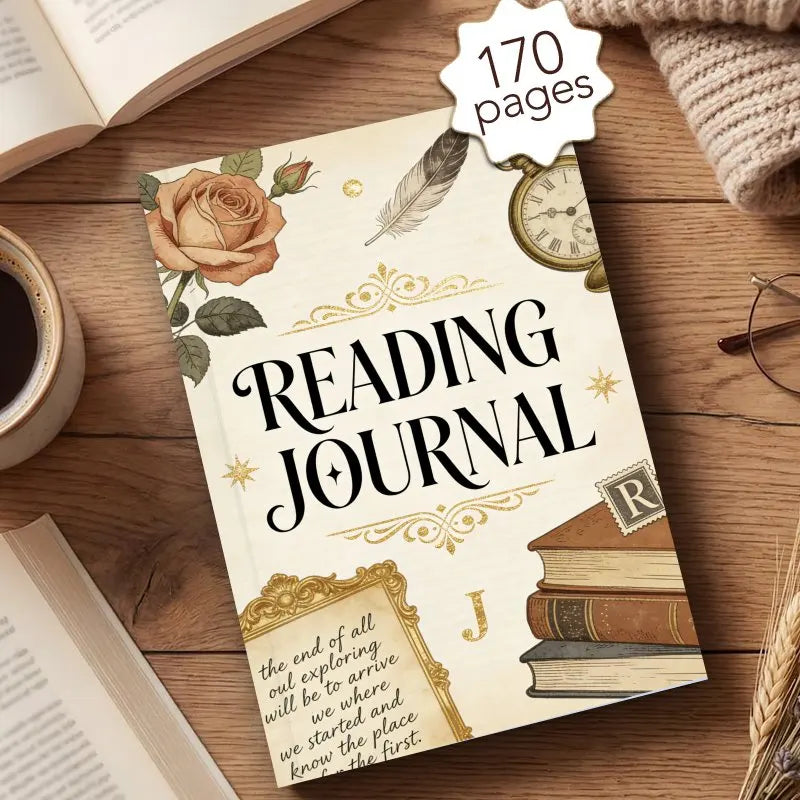 Reading Journal – Book Tracker & Review Planner