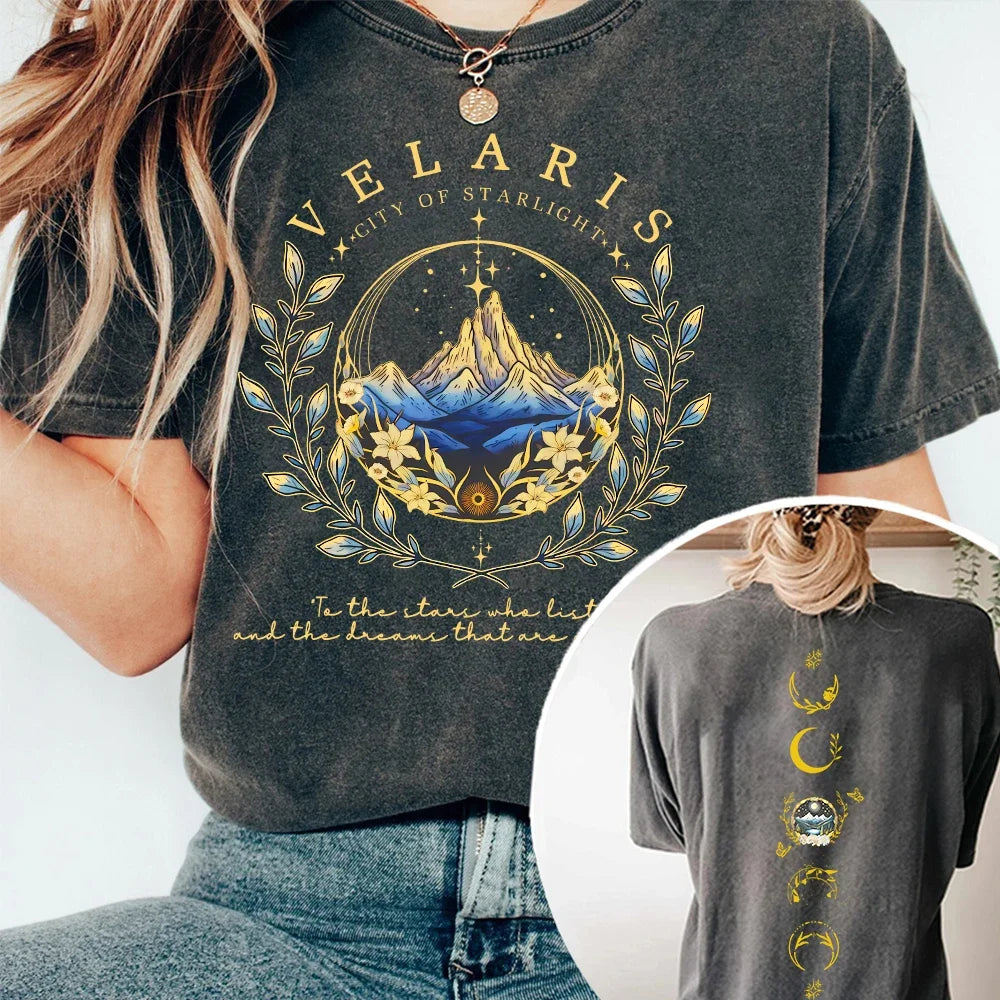 City of Starlight Fantasy Reader Tee