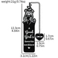 Dark Romance Metal Bookmark for Book Lovers