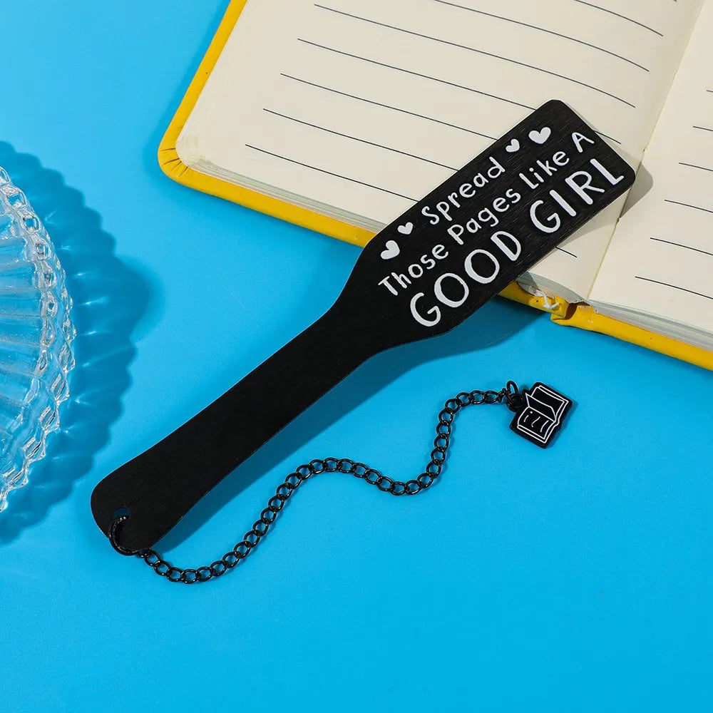 “Those Pages Like a Good Girl” Bookmark – Aesthetic Book Accessory