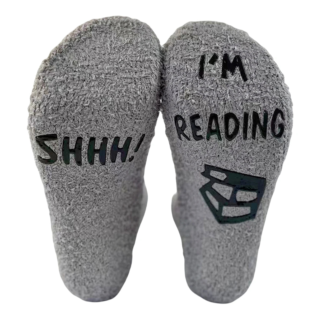 Shhh I’m Reading Cozy Book Lover Socks
