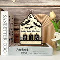 Wooden Reading Tracker – Book Lover Bookshelf Decor
