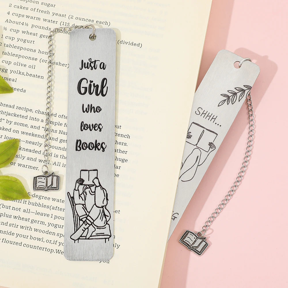 Shhh I’m Reading Metal Bookmark for Book Lovers