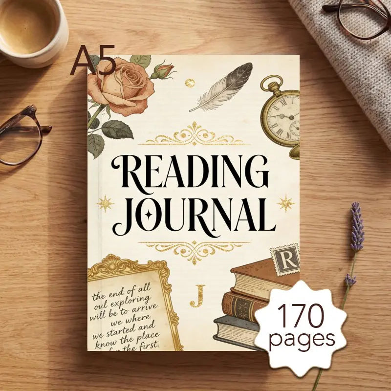 Reading Journal – Book Tracker & Review Planner