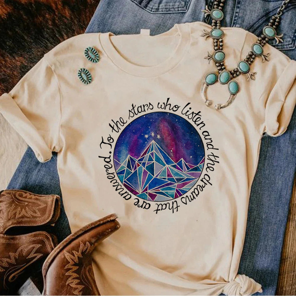 Fantasy Bookish Shirt | Celestial & Cozy Reader Tee