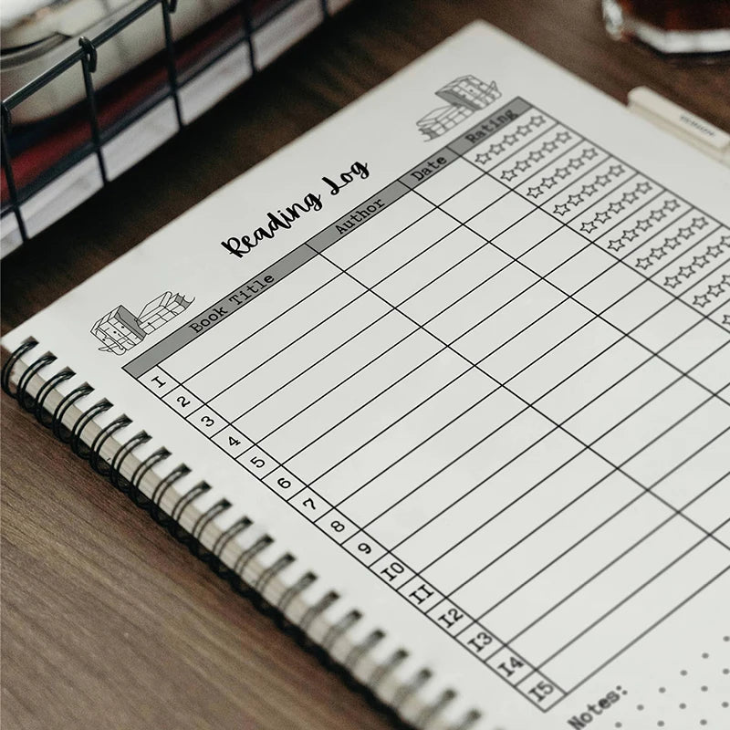 Compact Reading Journal & Book Log