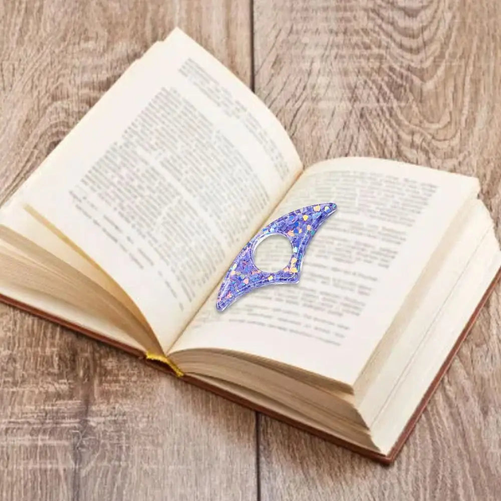 Iridescent Thumb Page Holder for Book Lovers