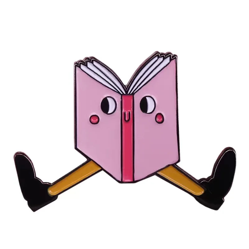 Book Lover Enamel Pin Collection