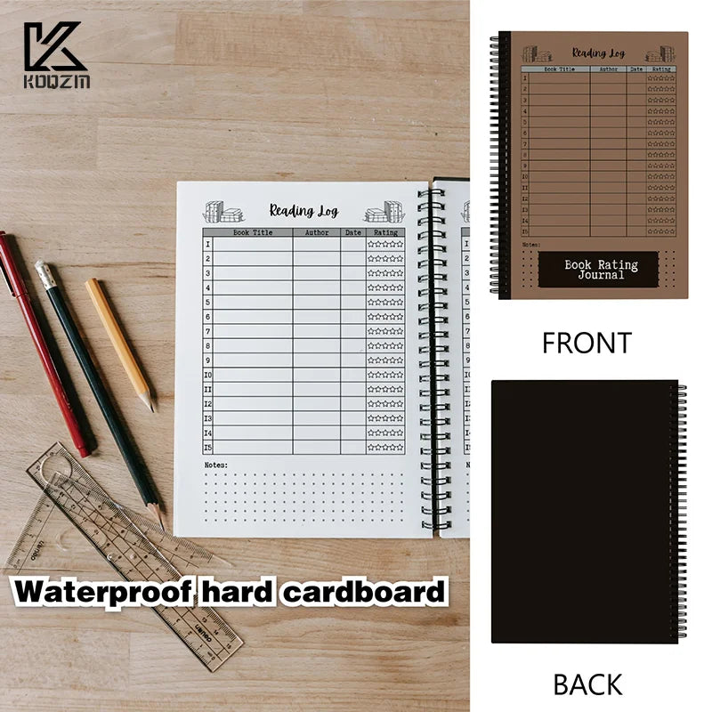 Compact Reading Journal & Book Log