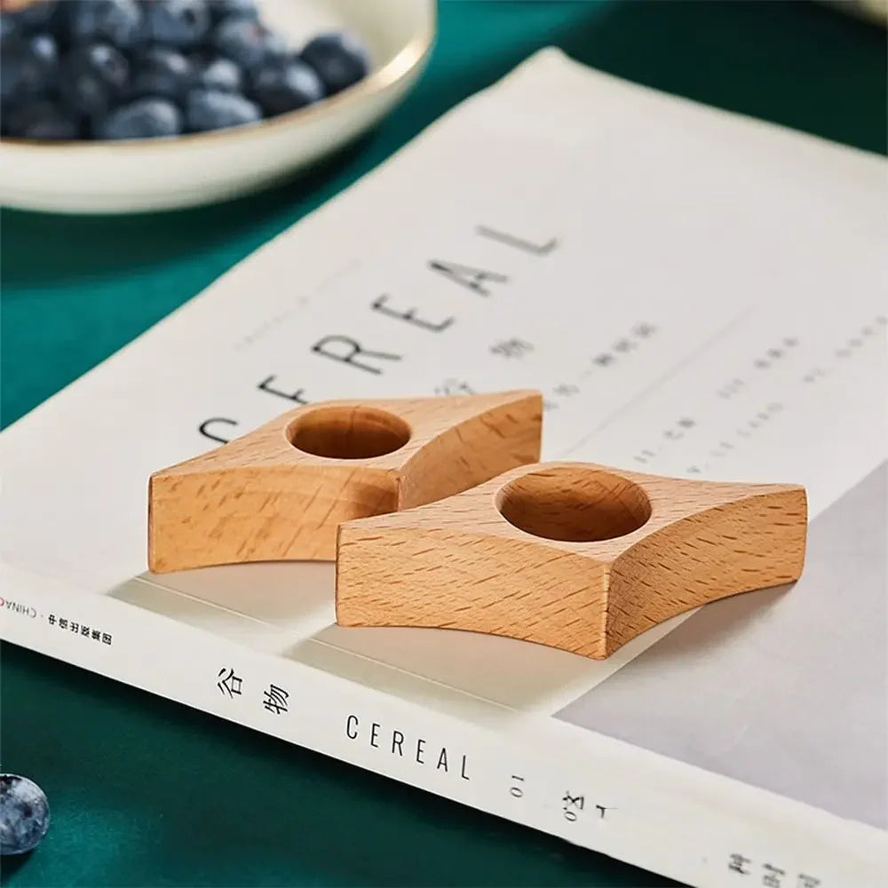Wooden Thumb Bookmark One-Hand Reading Page Holder
