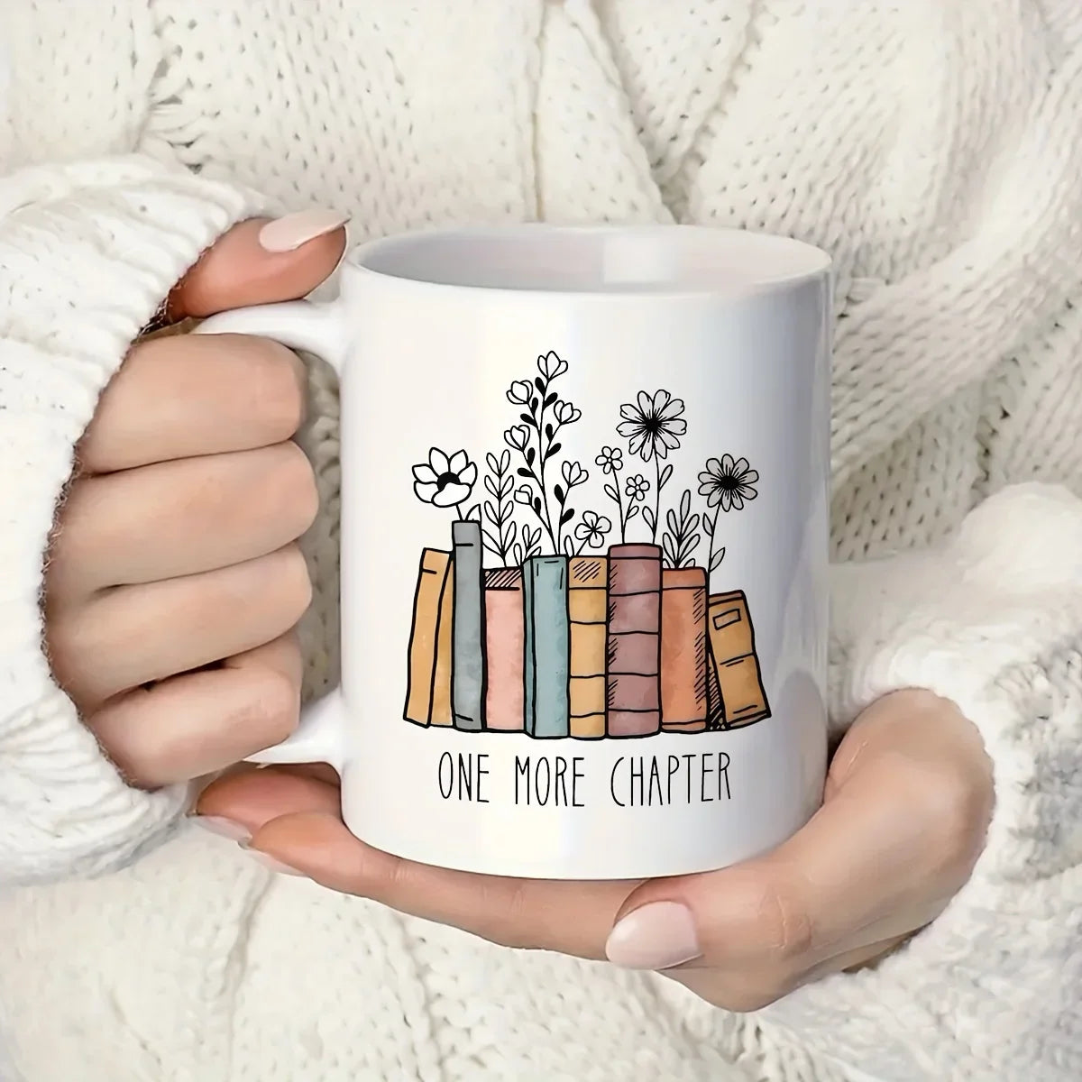 One More Chapter Mug – Cozy Book Lover Gift
