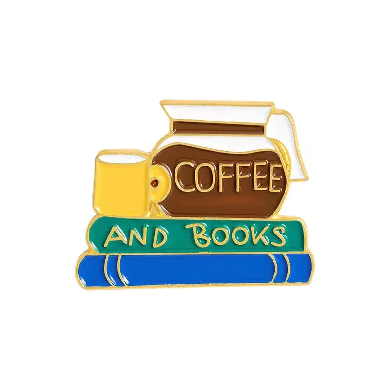 Book Lover Enamel Pin Collection