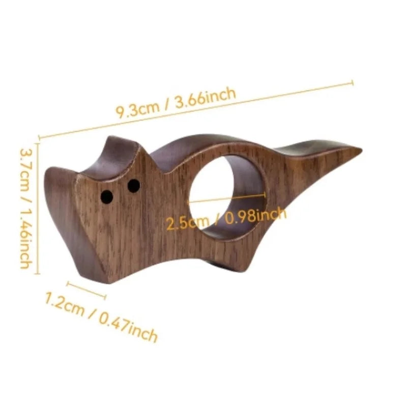 Wooden Thumb Bookmark One-Hand Reading Page Holder
