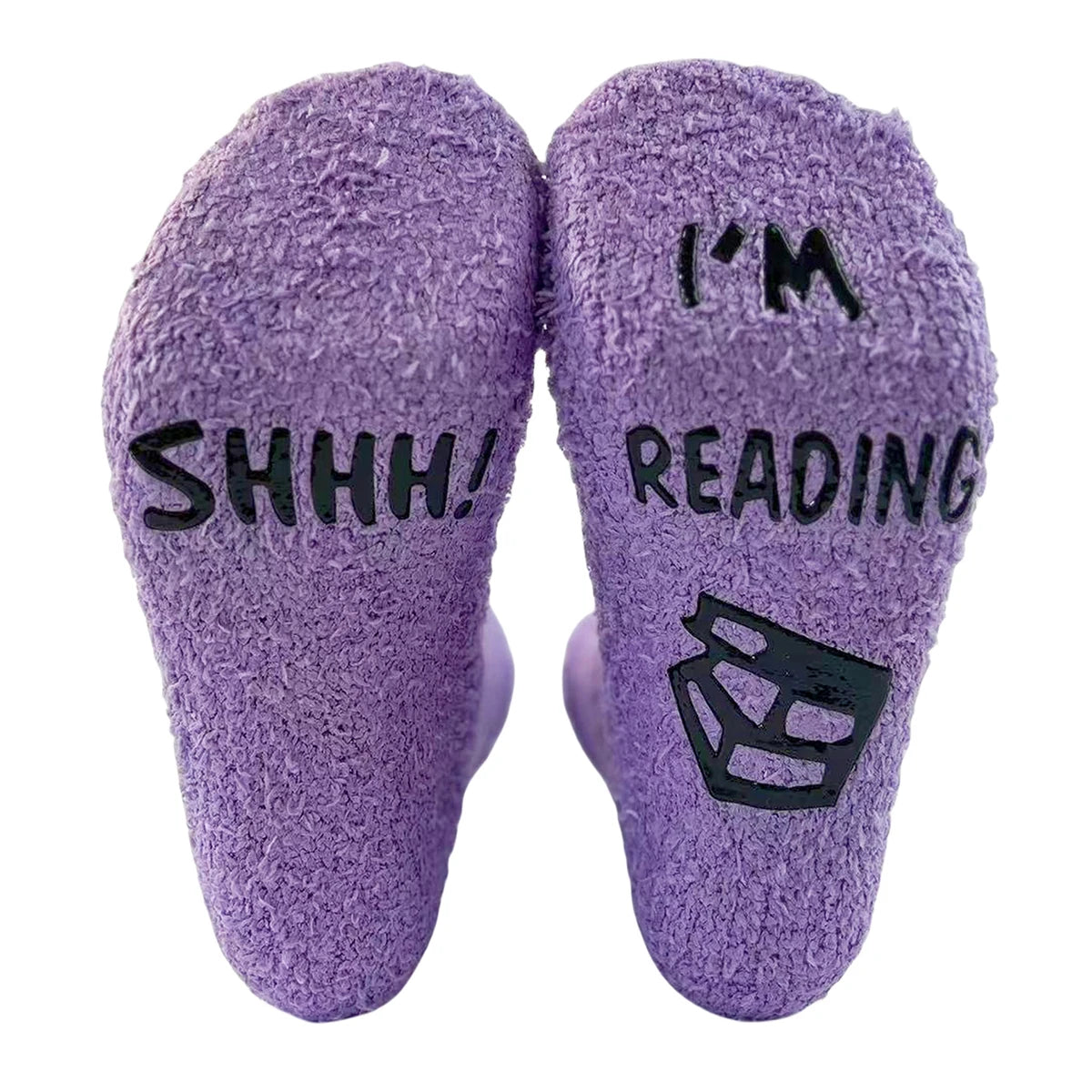 Shhh I’m Reading Cozy Book Lover Socks