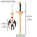 Dark Fantasy Sword Bookmark Charm | Bookish Reader Gift
