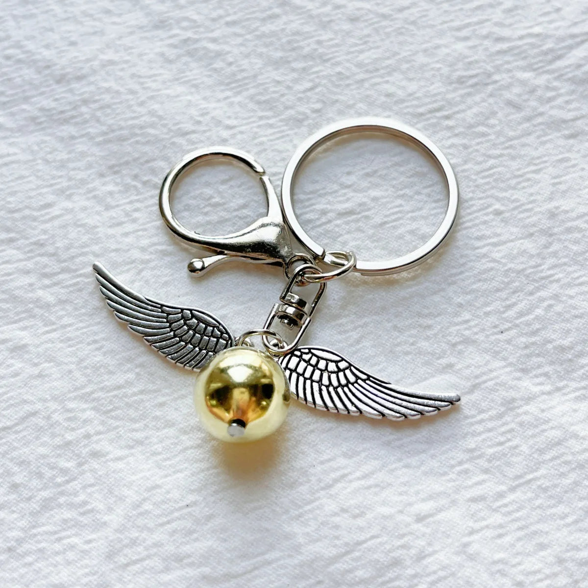 Winged Orb Fantasy Keychain