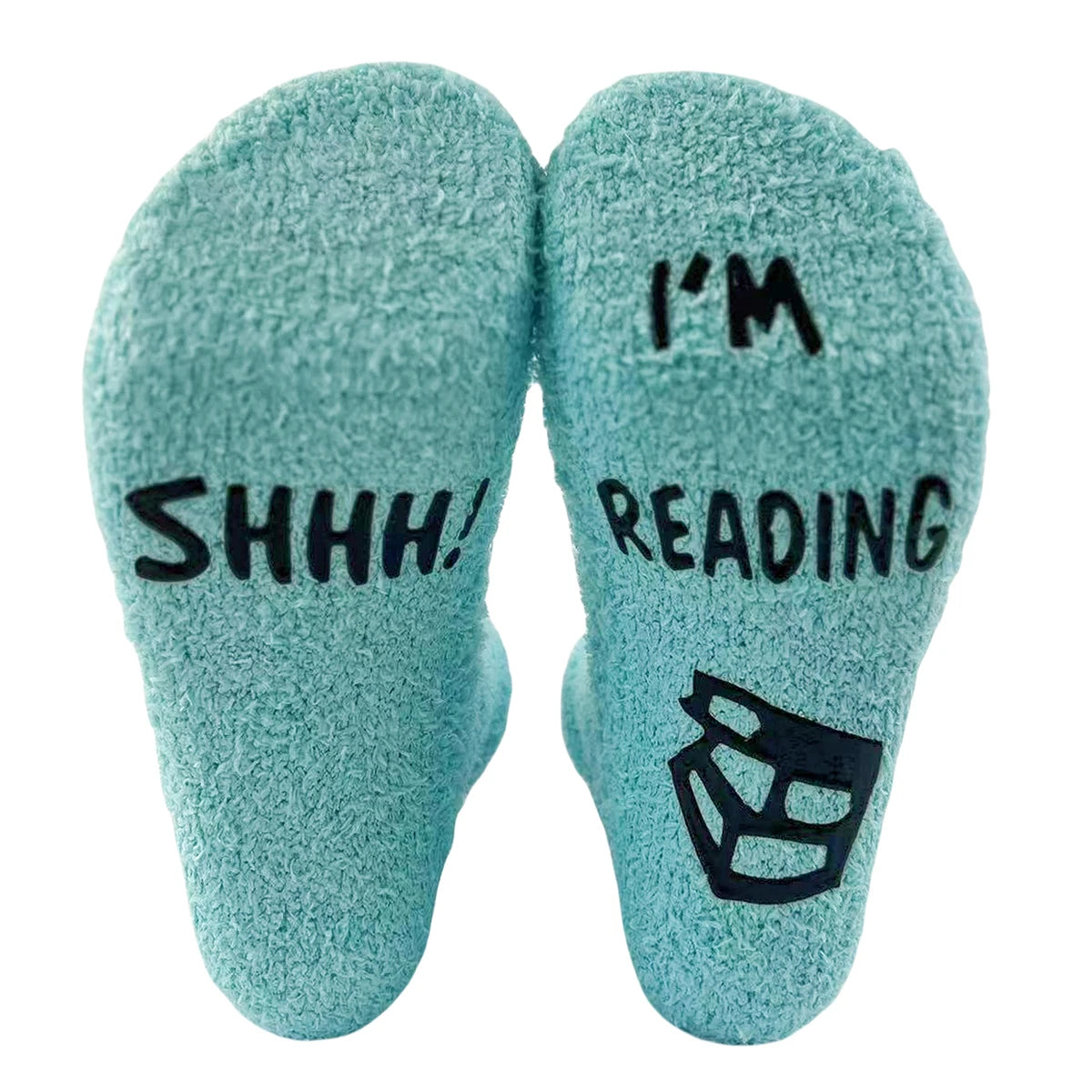 Shhh I’m Reading Cozy Book Lover Socks