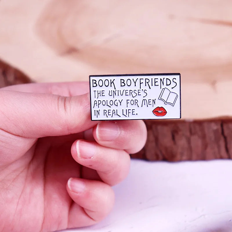 “Book Boyfriends Are Better” Enamel Pin