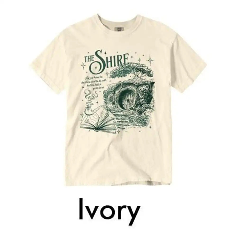 Cozy Fantasy Cottage Tee – Aesthetic Book Lover Shirt