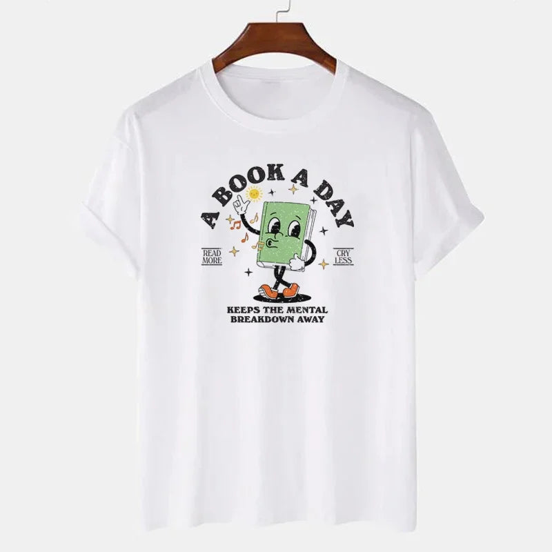 A Book a Day Bookworm Graphic Tee