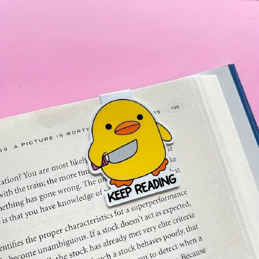 Keep Reading Duck Bookmark Cute Book Lover Gift