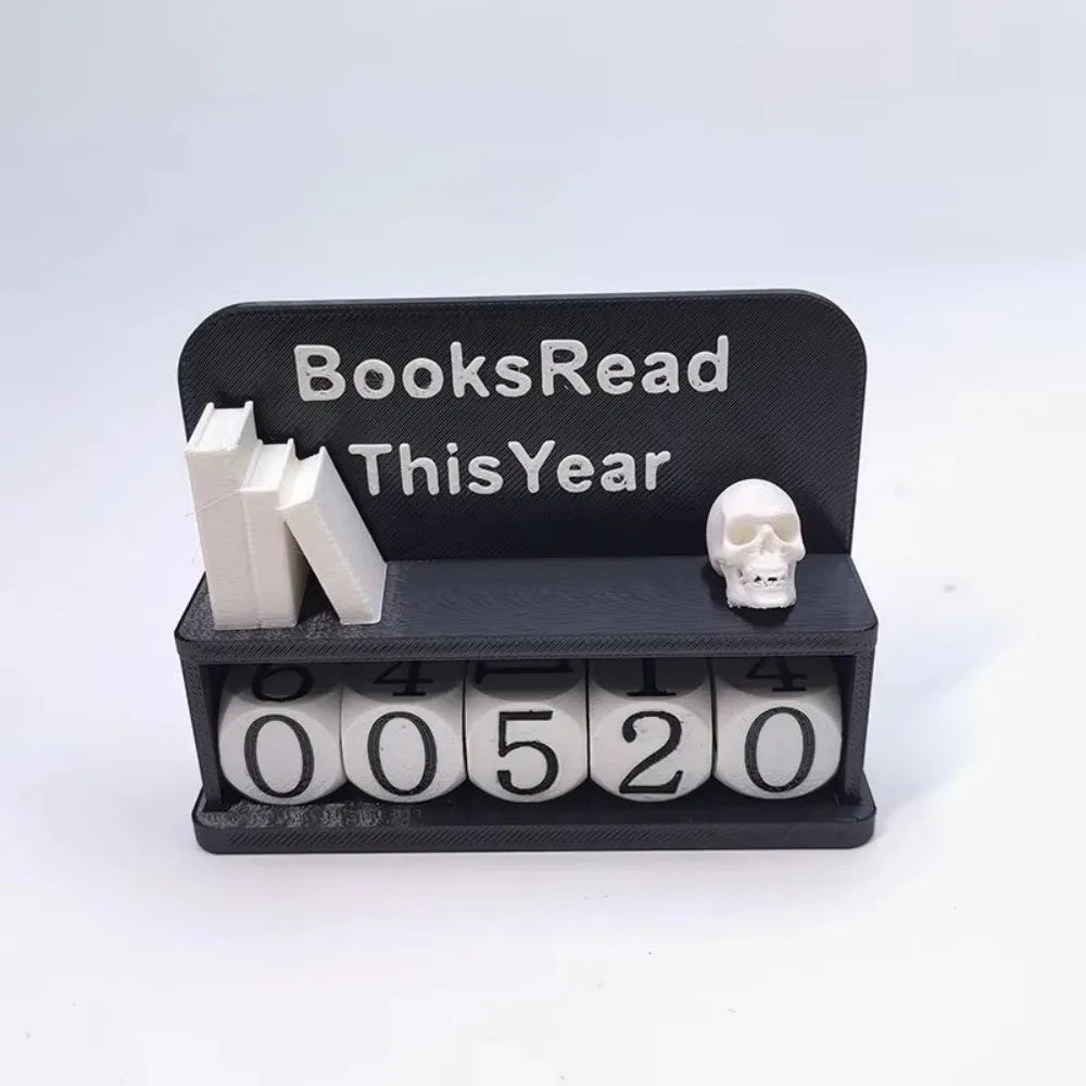 Books Read Tracker – Book Lover Reading Counter Shelf Decor