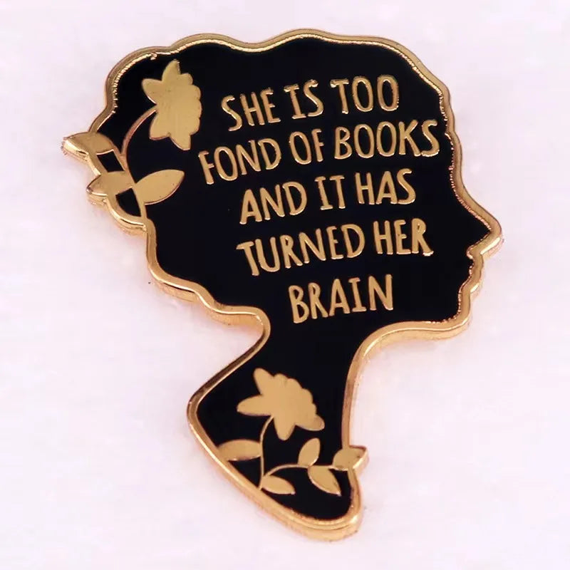 Book Lover Enamel Pin Collection