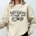 Anti Social Book Club Sweatshirt – Cozy Book Lover Crewneck