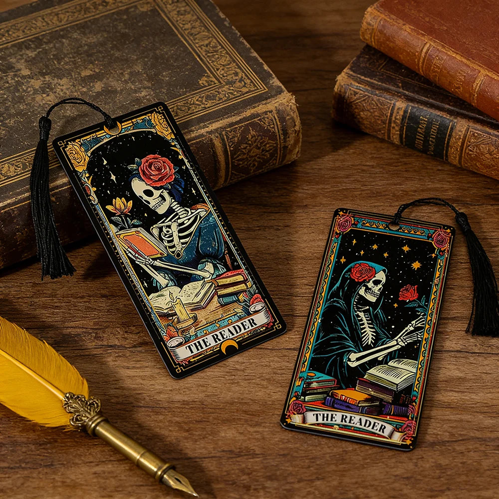 Dark Romance Tarot Bookmark | Gothic Bookish Gift for Readers