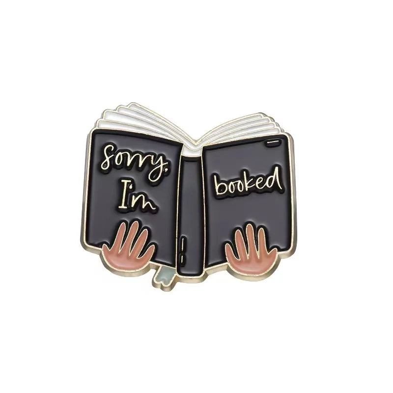 Book Lover Enamel Pin Collection