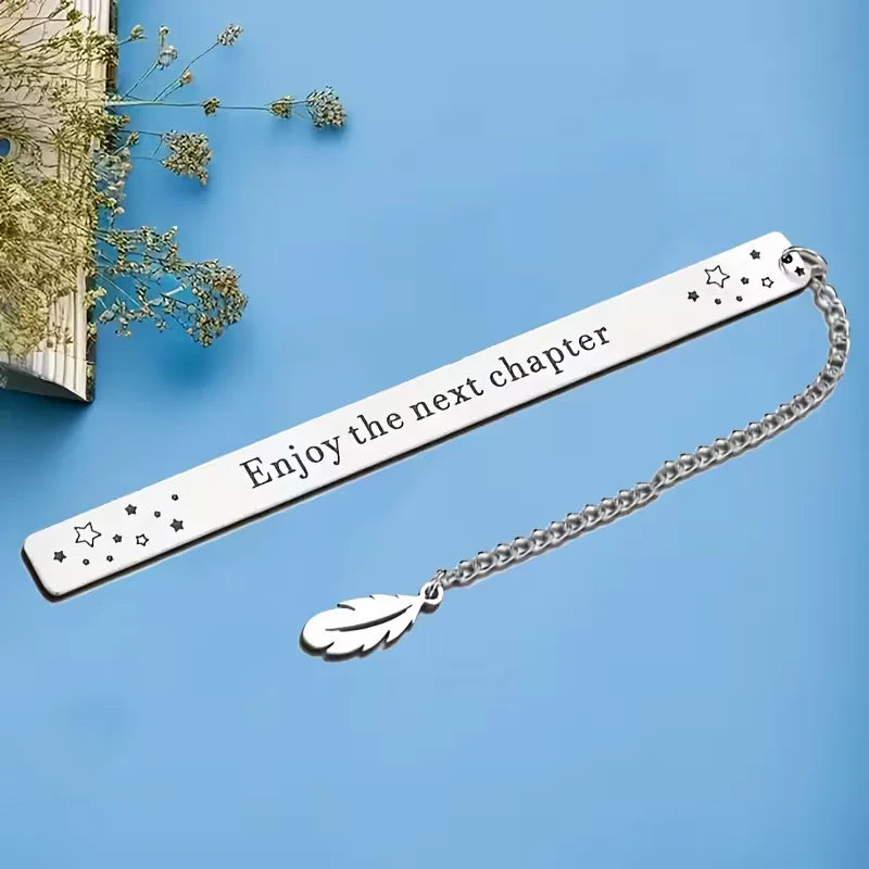 Stainless Steel Bookmark Engraved Gift for Readers