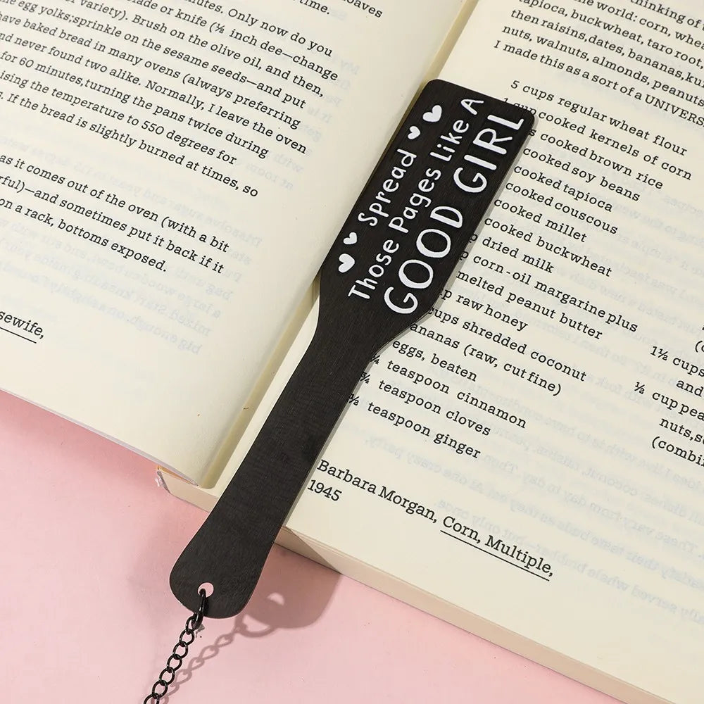“Those Pages Like a Good Girl” Bookmark – Aesthetic Book Accessory