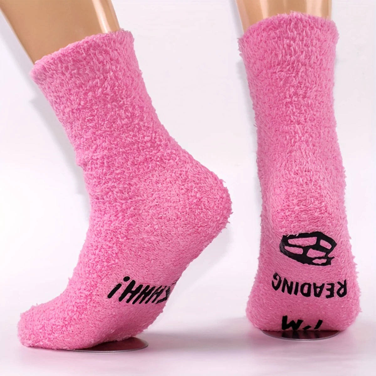 Shhh I’m Reading Cozy Book Lover Socks