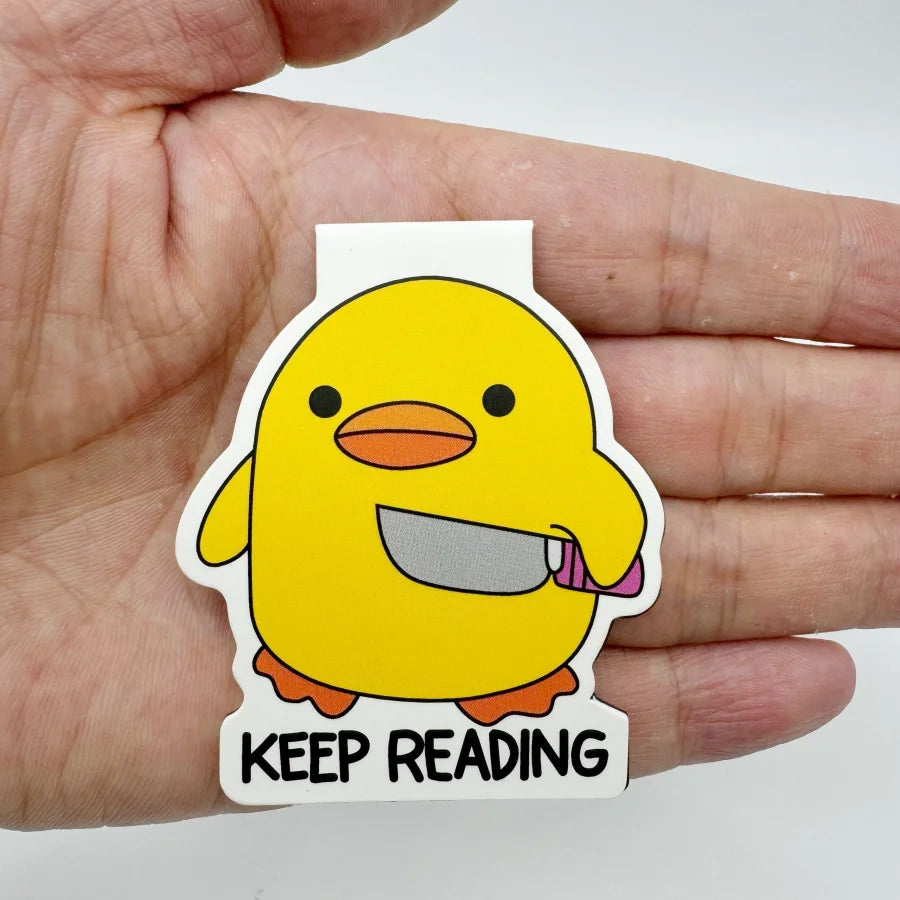 Keep Reading Duck Bookmark Cute Book Lover Gift