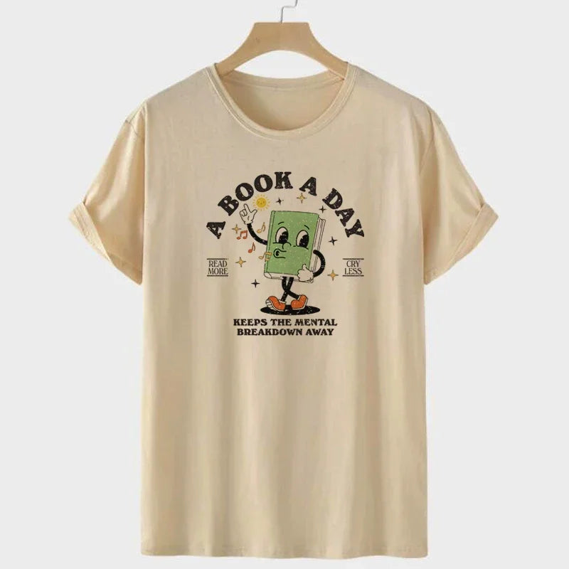A Book a Day Bookworm Graphic Tee