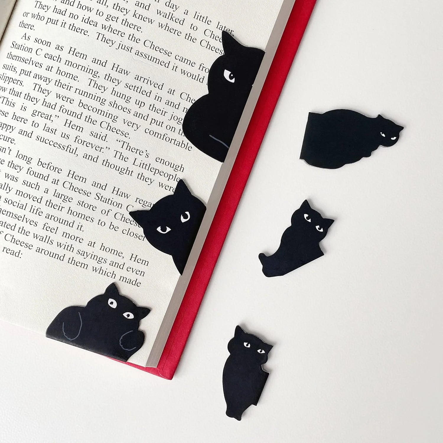 Cute Magnetic Bookmark Set – 6 Pack for Book Lovers