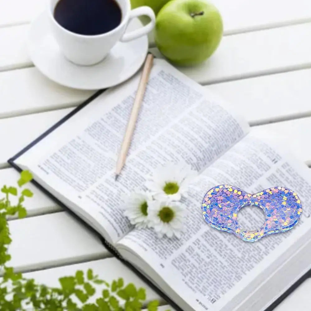 Iridescent Thumb Page Holder for Book Lovers