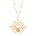 Celestial Hourglass Necklace for Book Lovers