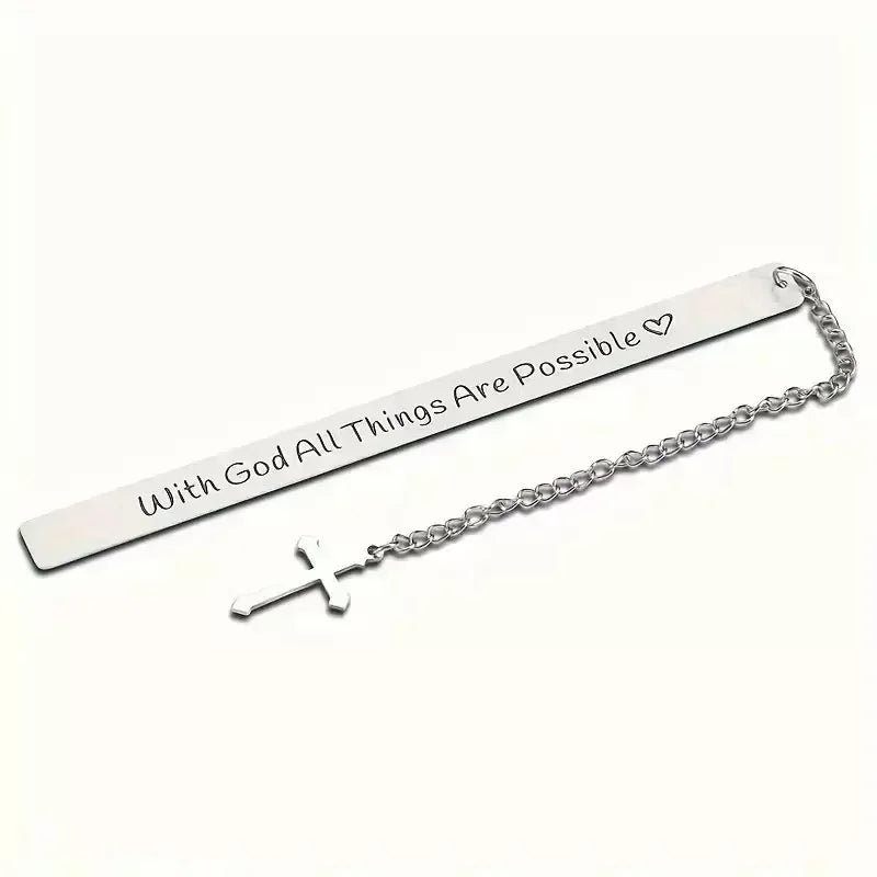Stainless Steel Bookmark Engraved Gift for Readers