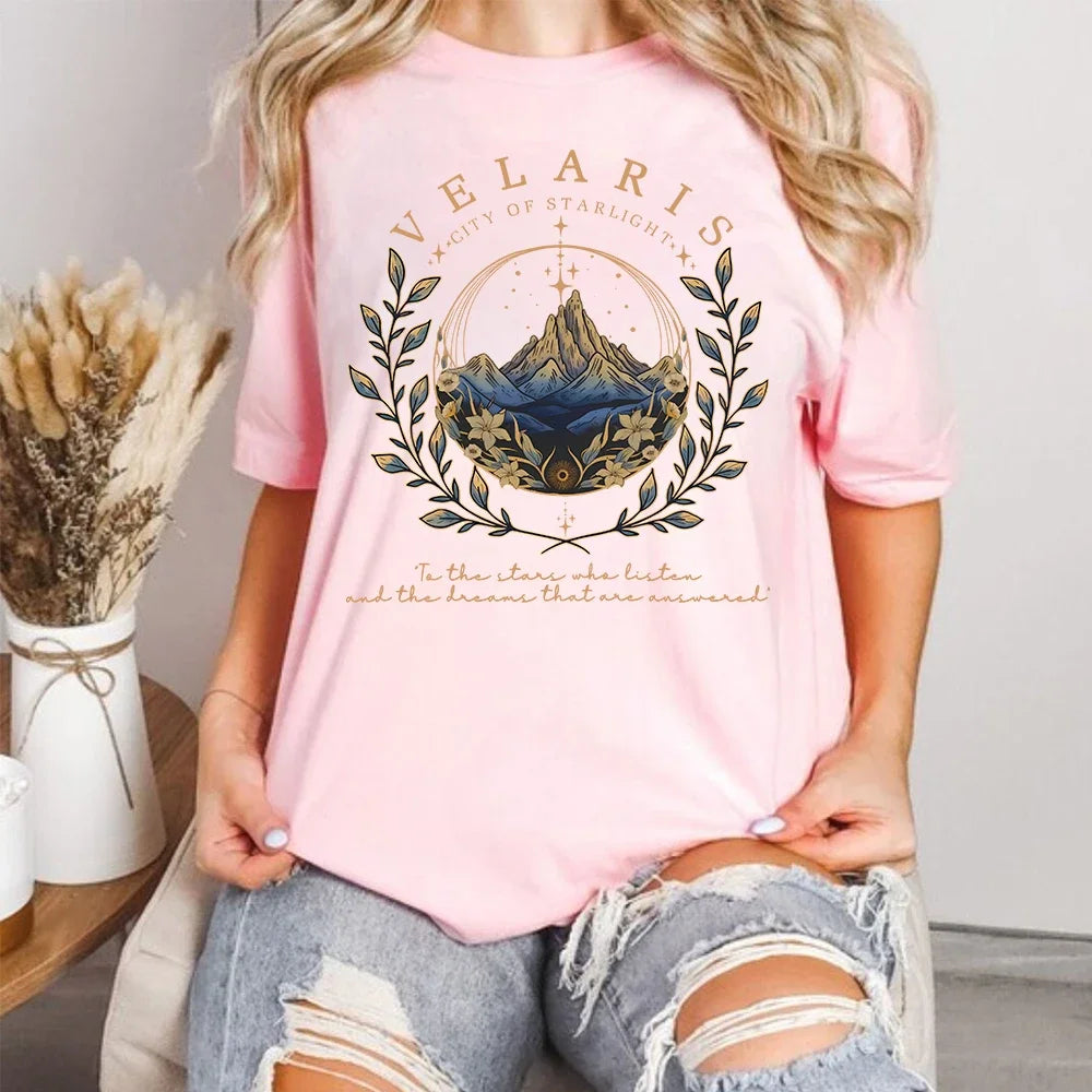 City of Starlight Fantasy Reader Tee