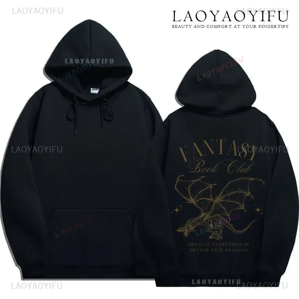 Fantasy Book Club Dragon Hoodie