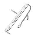 Stainless Steel Bookmark Engraved Gift for Readers