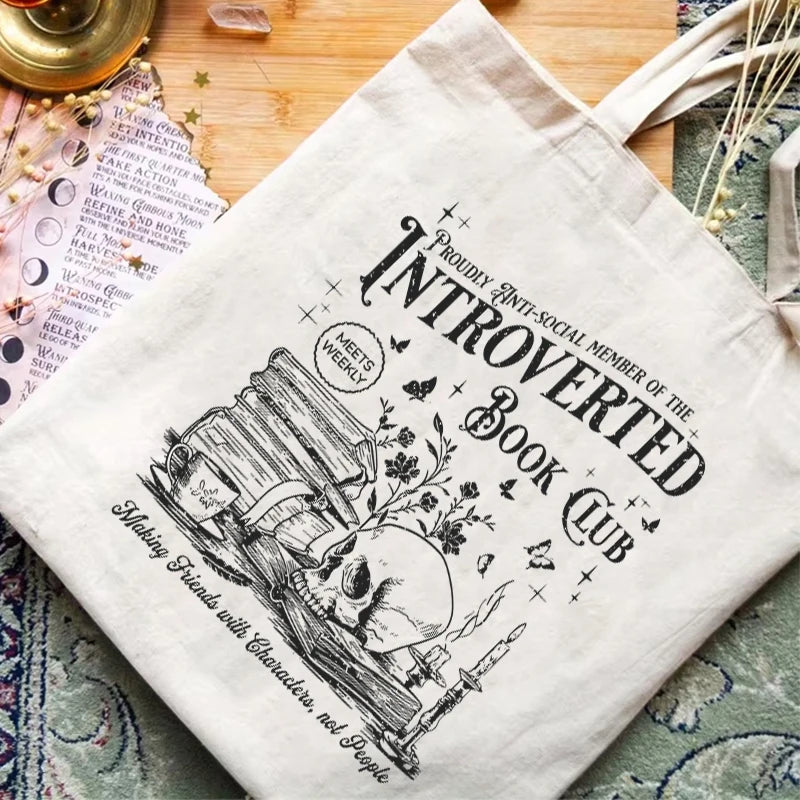 Morally Grey Readers Society Tote Bag 🖤