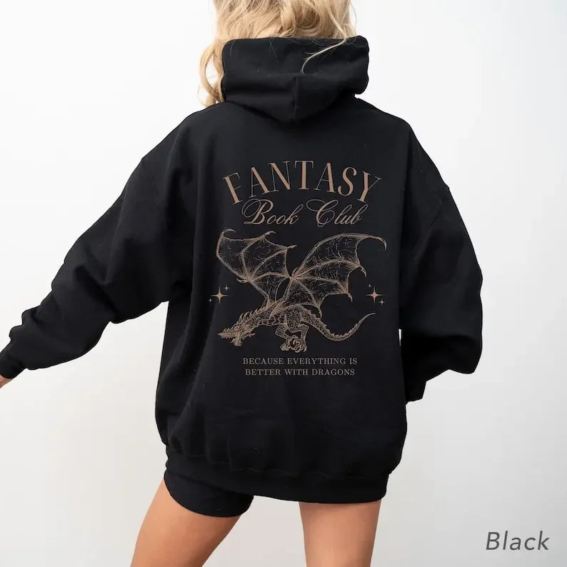 Fantasy Book Club Dragon Hoodie