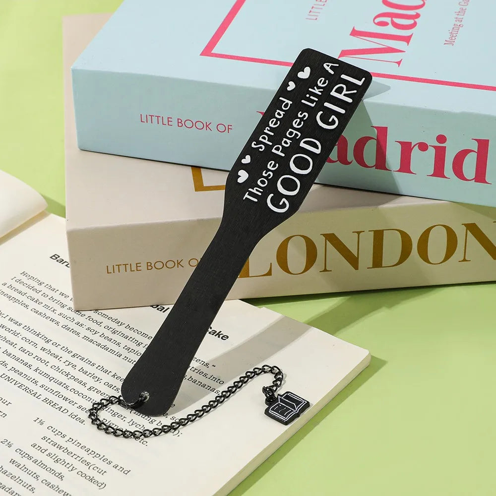 “Those Pages Like a Good Girl” Bookmark – Aesthetic Book Accessory