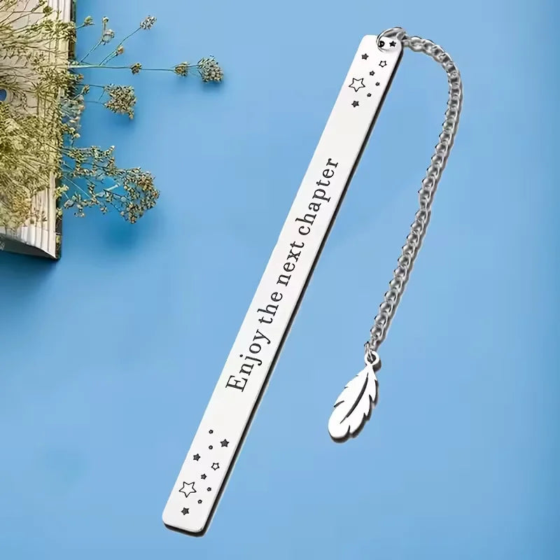 Stainless Steel Bookmark Engraved Gift for Readers