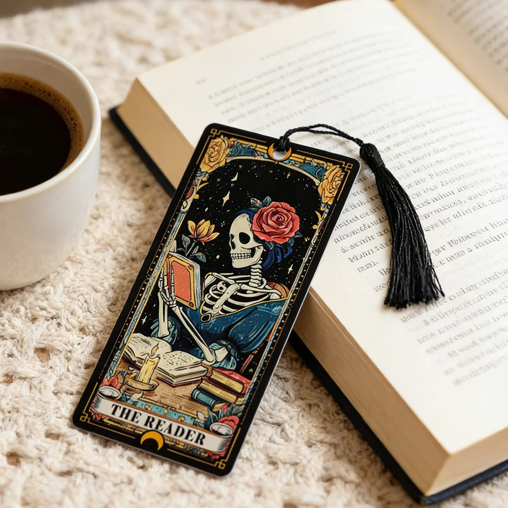 Dark Romance Tarot Bookmark | Gothic Bookish Gift for Readers