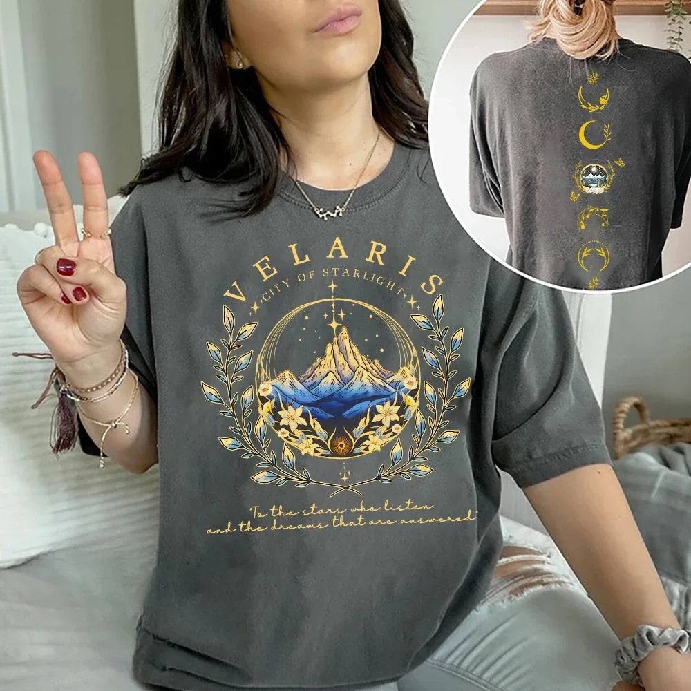 City of Starlight Fantasy Reader Tee