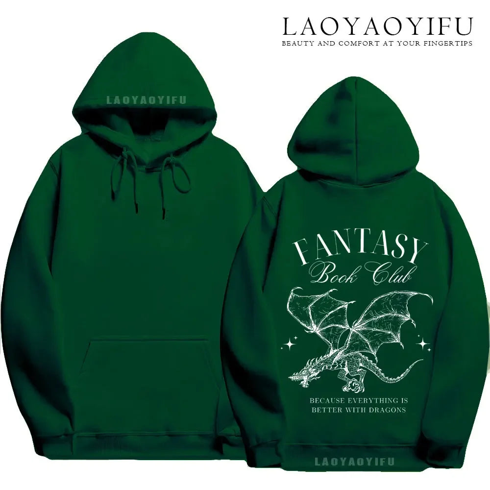 Fantasy Book Club Dragon Hoodie